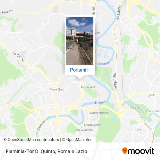 Mappa Flaminia/Tor Di Quinto