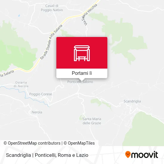 Mappa Scandriglia | Ponticelli