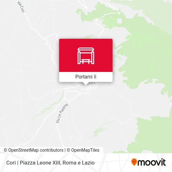 Mappa Cori | Piazza Leone XIII
