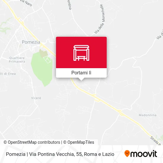 Mappa Pomezia | Via Pontina Vecchia, 55