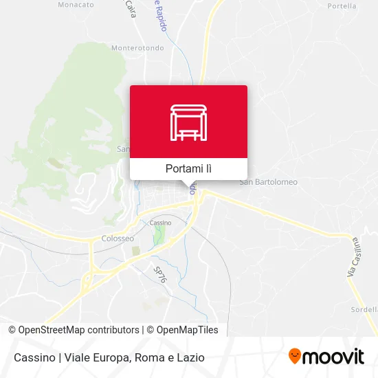 Mappa Cassino | Viale Europa