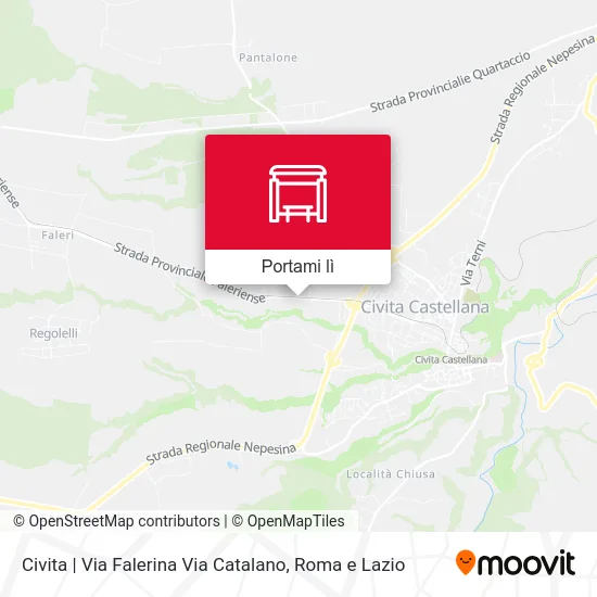 Mappa Civita | Via Falerina Via Catalano