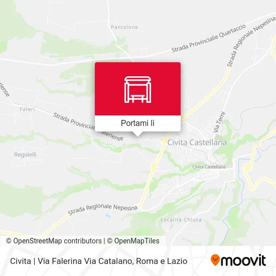 Mappa Civita | Via Falerina Via Catalano