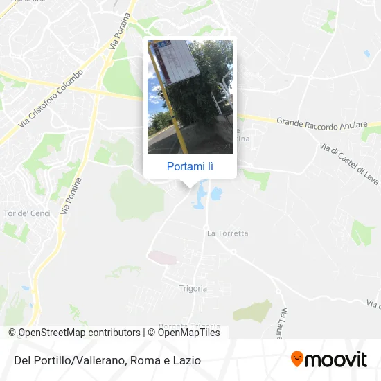 Mappa Del Portillo/Vallerano