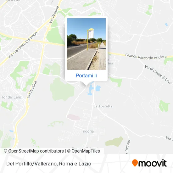 Mappa Del Portillo/Vallerano