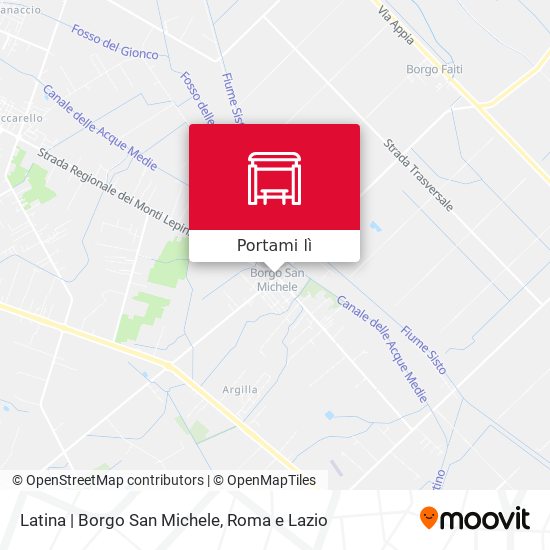 Mappa Latina | Borgo San Michele