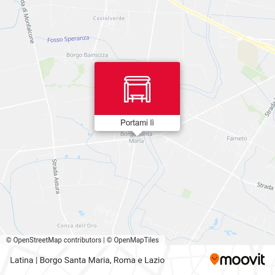 Mappa Latina | Borgo Santa Maria