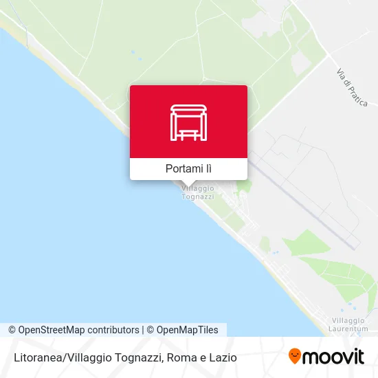 Mappa Litoranea/Villaggio Tognazzi