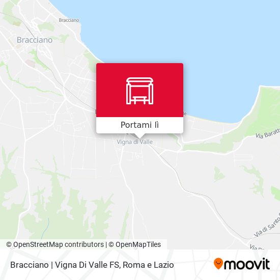 Mappa Bracciano | Vigna Di Valle FS
