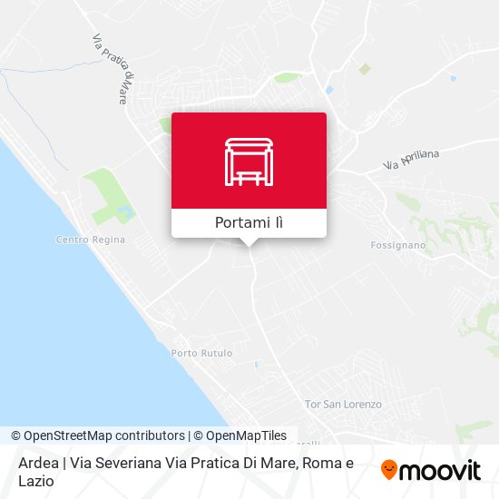 Mappa Ardea | Via Severiana Via Pratica Di Mare