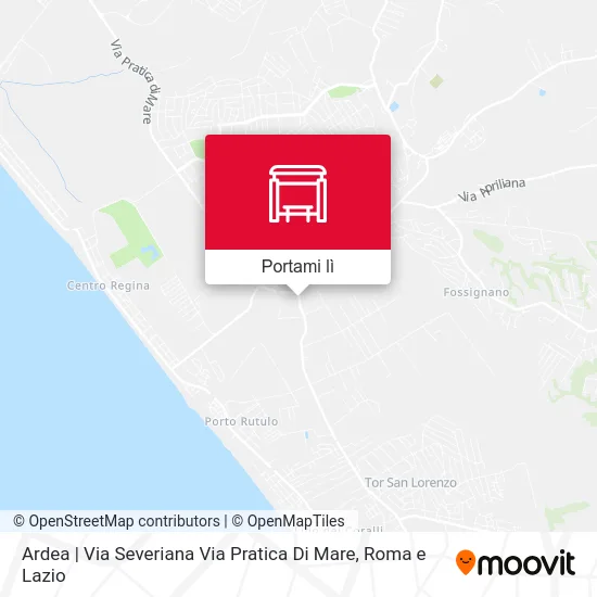 Mappa Ardea | Via Severiana Via Pratica Di Mare