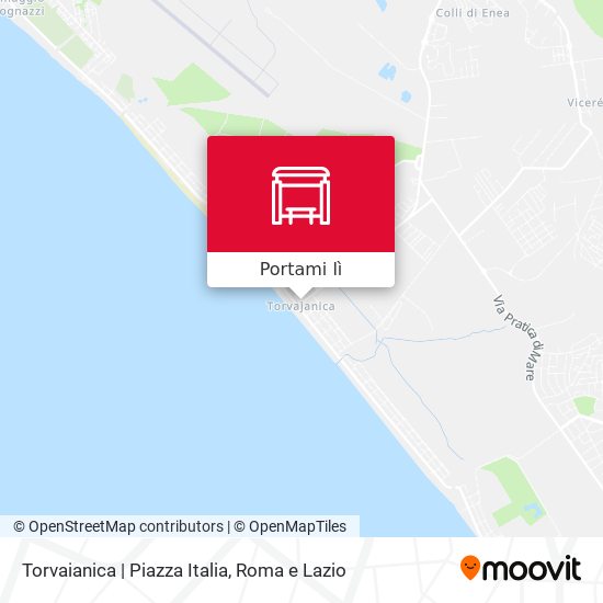 Mappa Torvaianica | Piazza Italia