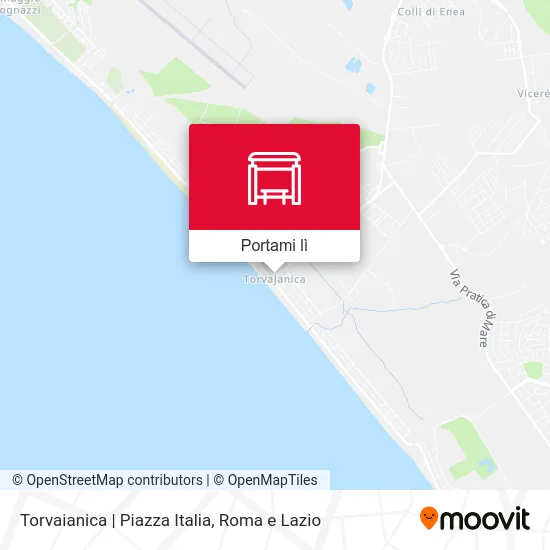 Mappa Torvaianica | Piazza Italia