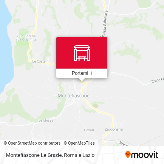 Mappa Montefiascone Le Grazie