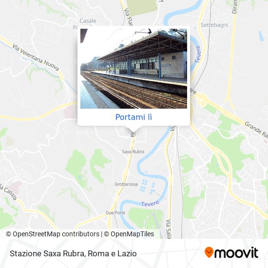 Mappa Stazione Saxa Rubra