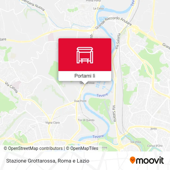 Mappa Stazione Grottarossa