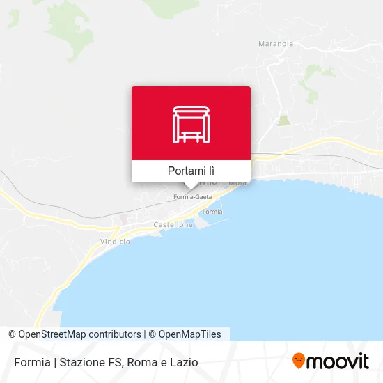 Mappa Formia | Stazione FS
