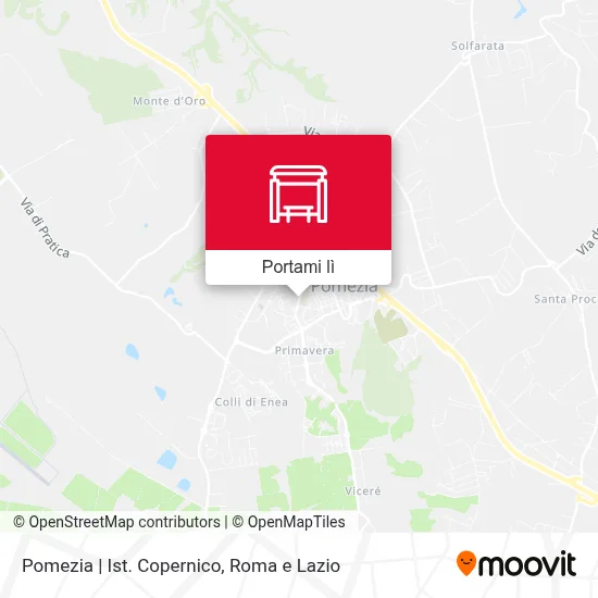 Mappa Pomezia | Ist. Copernico
