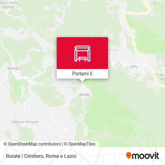 Mappa Roiate | Cimitero