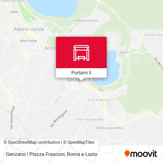 Mappa Genzano | Piazza Frasconi