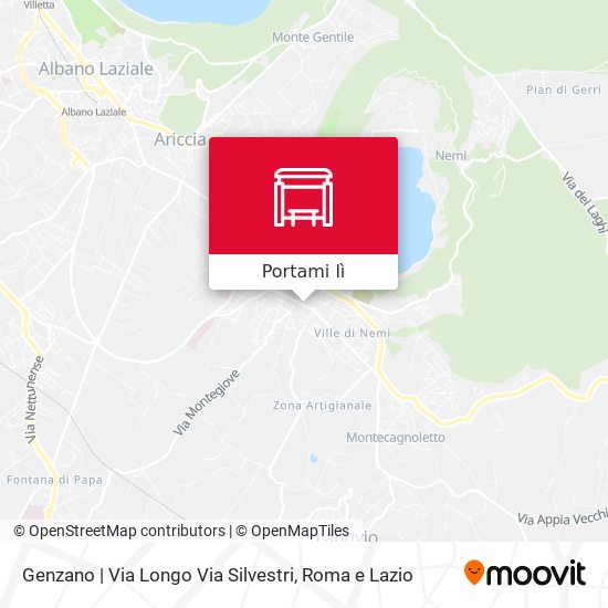 Mappa Genzano | Via Longo Via Silvestri