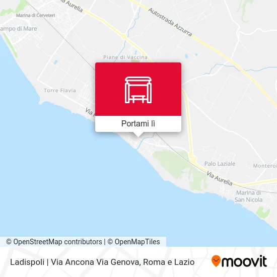 Mappa Ladispoli | Via Ancona Via Genova