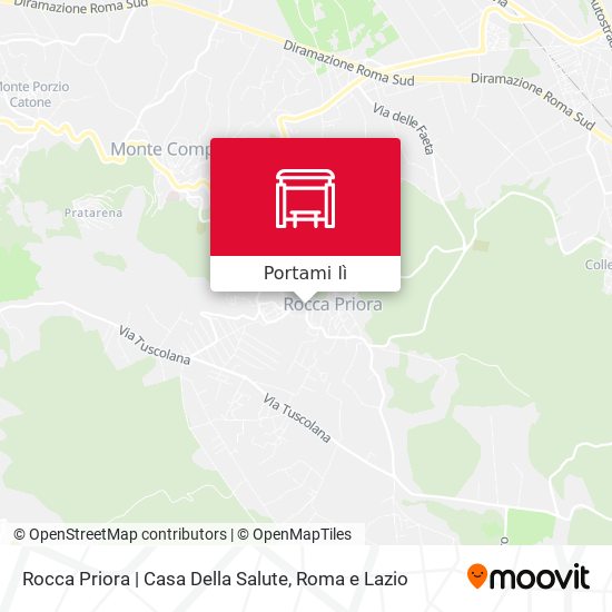 Mappa Rocca Priora | Casa Della Salute