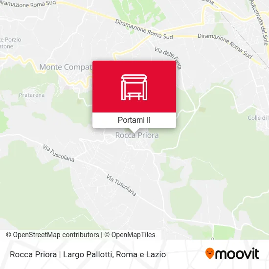 Mappa Rocca Priora | Largo Pallotti