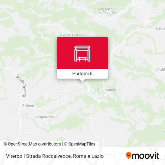 Mappa Viterbo | Strada Roccalvecce