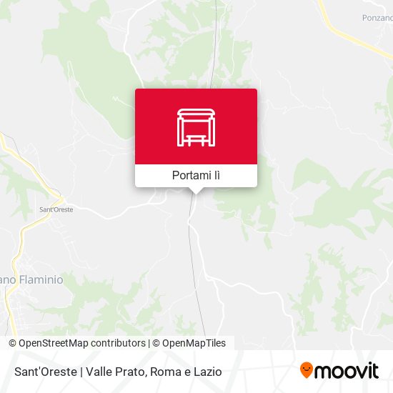 Mappa Sant'Oreste | Valle Prato