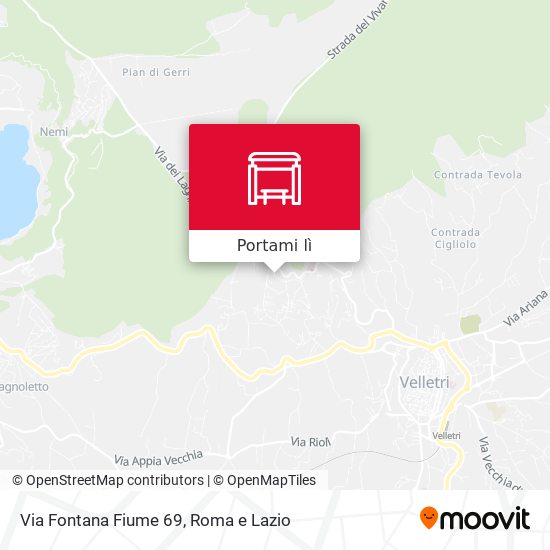 Mappa Via Fontana Fiume 69