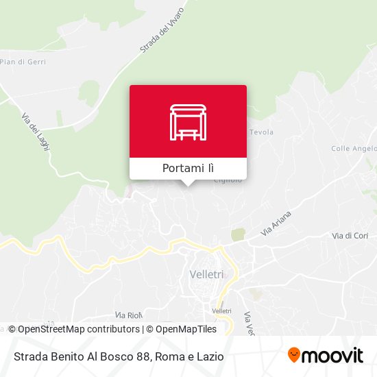 Mappa Strada Benito Al Bosco 88
