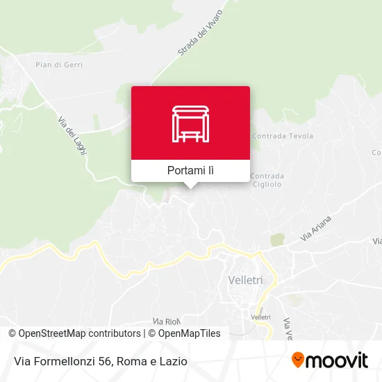 Mappa Via Formellonzi 56