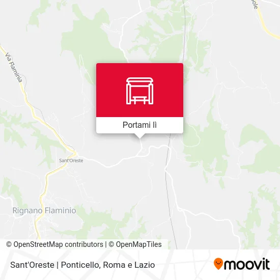Mappa Sant'Oreste | Ponticello
