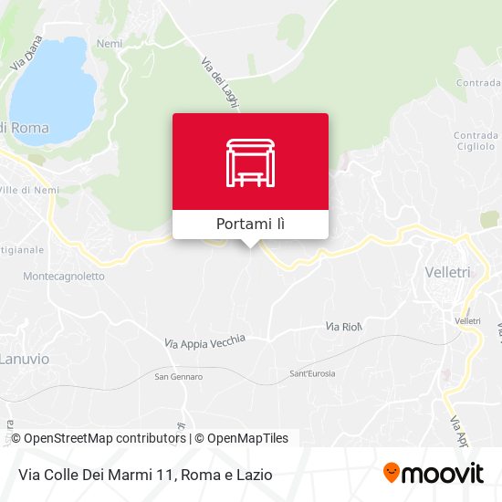 Mappa Via Colle Dei Marmi 11