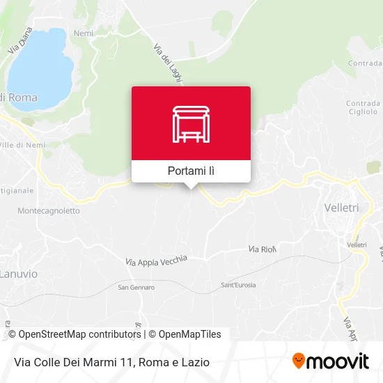 Mappa Via Colle Dei Marmi 11