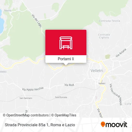 Mappa Strada Provinciale 85a 1