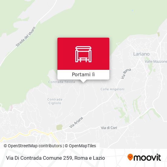 Mappa Via Di Contrada Comune 259
