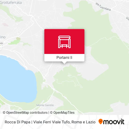 Mappa Rocca Di Papa | Viale Ferri Viale Tufo