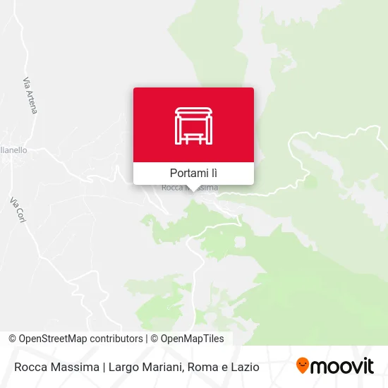 Mappa Rocca Massima | Largo Mariani