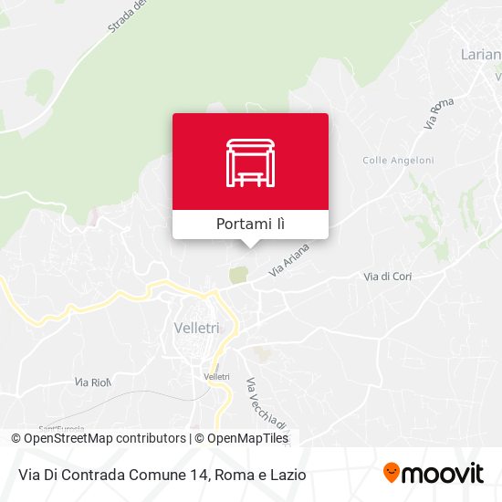 Mappa Via Di Contrada Comune 14