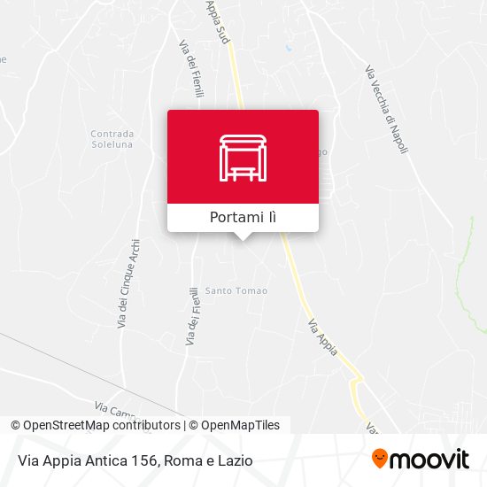 Mappa Via Appia Antica 156