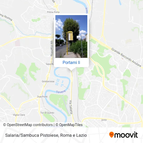 Mappa Salaria/Sambuca Pistoiese