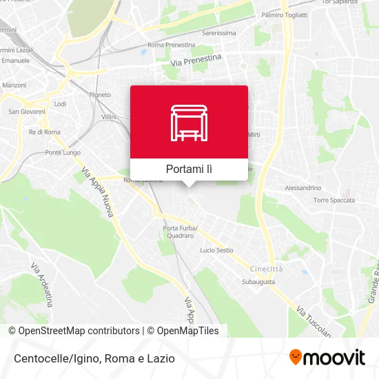 Mappa Centocelle/Igino