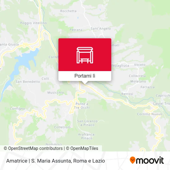 Mappa Amatrice | S. Maria Assunta