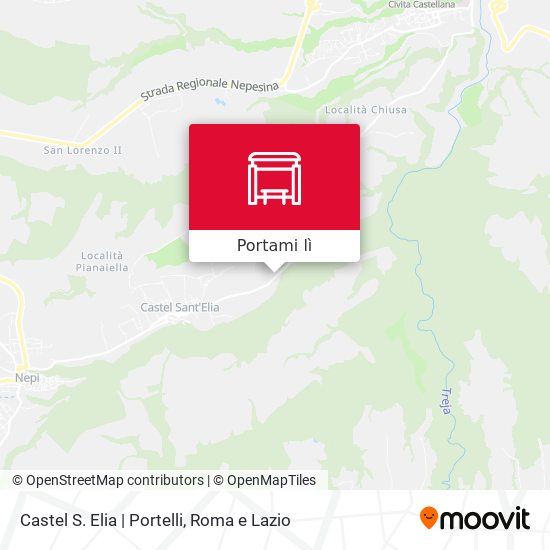 Mappa Castel S. Elia | Portelli