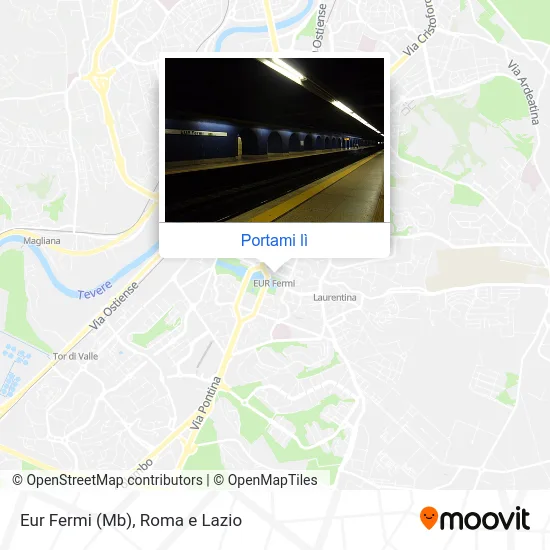 Mappa Eur Fermi (Mb)