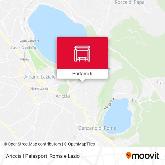 Mappa Ariccia | Palasport
