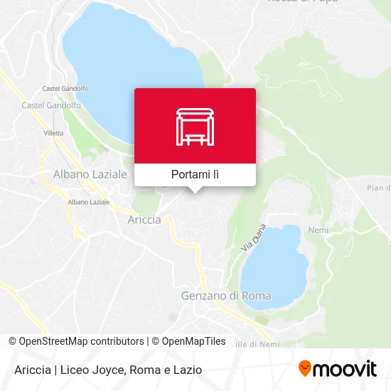 Mappa Ariccia | Liceo Joyce