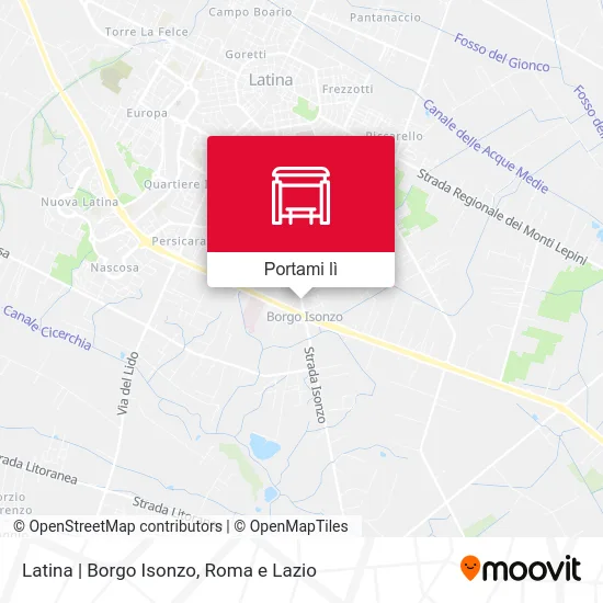 Mappa Latina | Borgo Isonzo